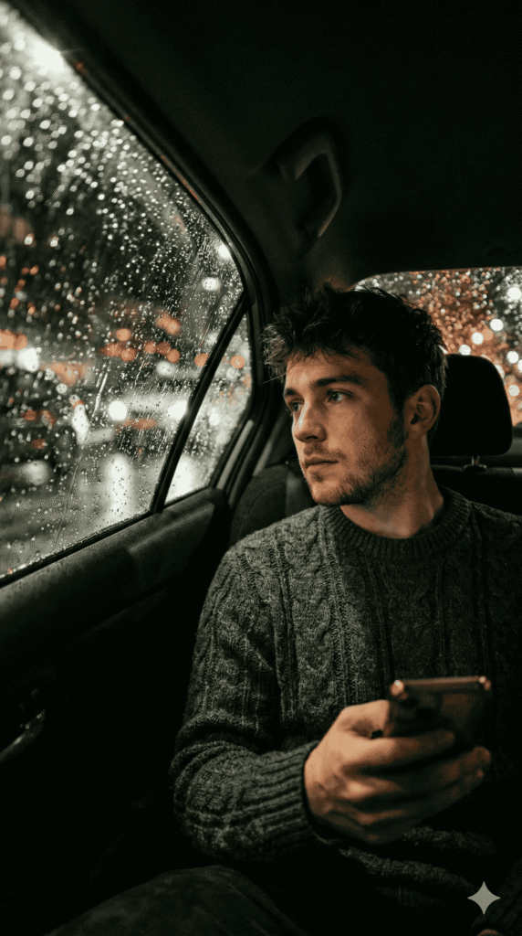 Top 10 Google Gemini and ChatGPT Solo Portraits prompts inside taxi
